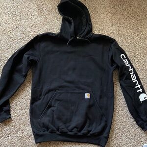 Carhartt Black Sleeve Logo Pullover Sweatshirt